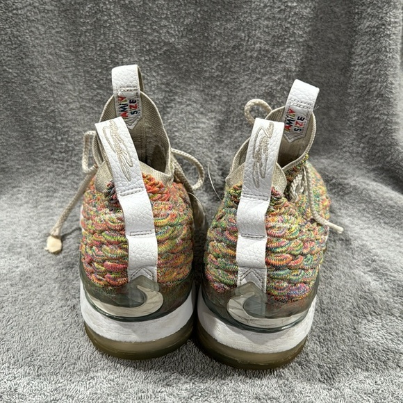 LeBron 15 fruity Tuitty Pebbles Sneakers size 6.5 used condition - Picture 2 of 10